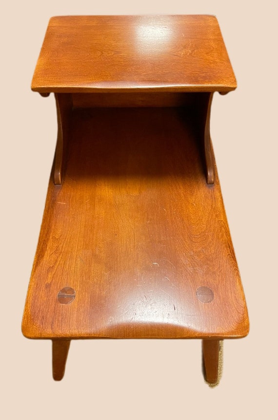 Vintage Cushman Salem Step Table No. 5208 End Table Vintage