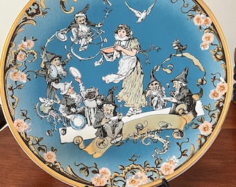 Vintage Villeroy & Boch Snow White Plate: German Fairy Tale Decor