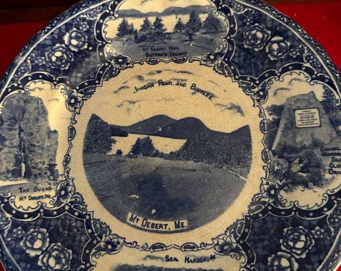 Vintage Made in England by the Old Historical Blue Plate Co. Copyrighted by Charles A. Townsend, Lover Antiques and Vintage