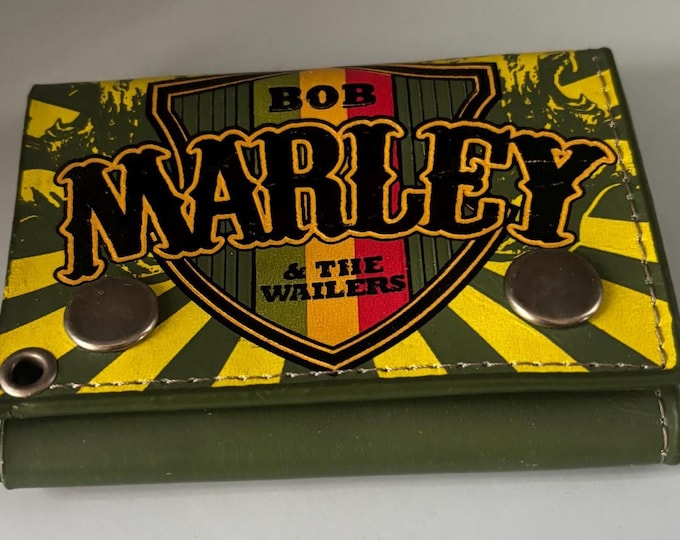 Vintage Bob Marley Wallet Lover Antiques and Vintage