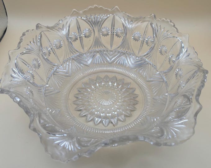 Antique Duncan Miller Glass Bowl Lover Antiques and Vintage