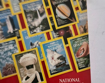 National Geographic Index, 1947-1983, Reference Guide, Hardbound Book, Lover Antiques and Vintage