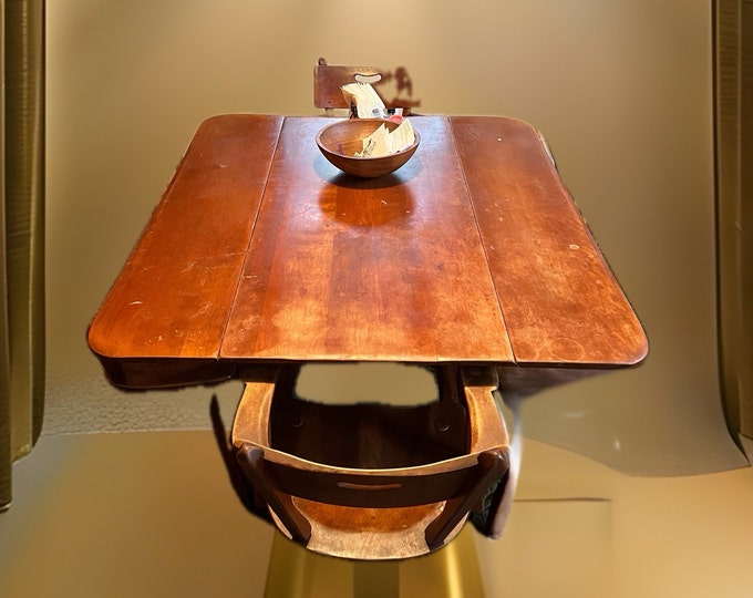 Cushman Colonial Creations Double Rudder Table No. 4-43 Butterfly Farm Table Lover Antiques and Vintage