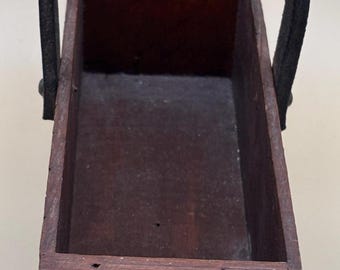 Vintage Wooden Box American Cheese Box Dove Tailed Wood Box Lover Antiques and Vintage