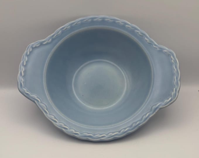 Vernon Kilns Native California Blue Bowl, Melinda Dinnerware Line, Lover Antiques and Vintage