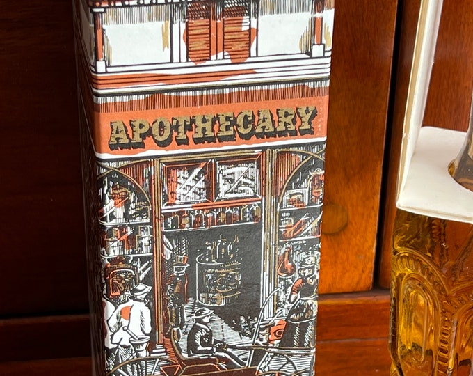 Vintage Avon Spicy After Shave Apothecary Decanter 8 fluid ounces original box full bottle Perfume Lover Antiques and Vintage
