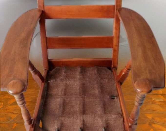 Cushman Council Room Chair No. 0185, Paddle Armchair, Lover Antiques and Vintage