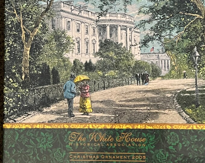 The White House Historical Association Christmas Ornament 2005, President James A. Garfield, South Front of White House Ornament