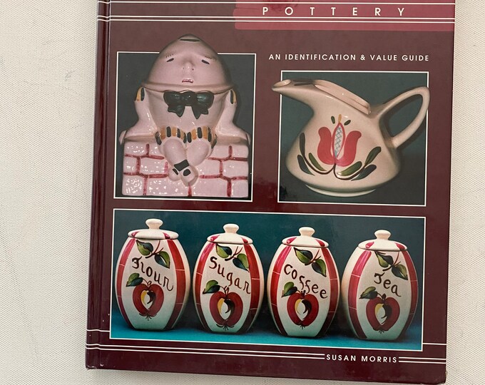 Purinton Pottery Book, An Identification & Value Guide, by Susan Morris, 1994 Hardcover Book, Lover Antiques and Vintage