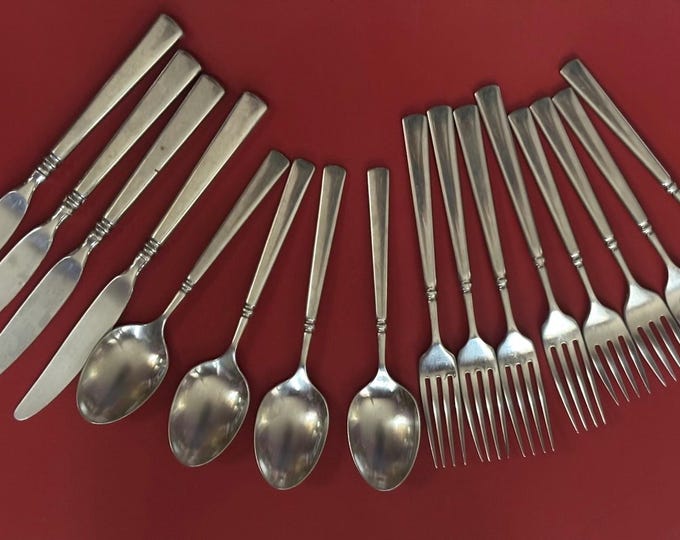 Vintage Set of Silverware Utensils Lover Antiques and Vintage