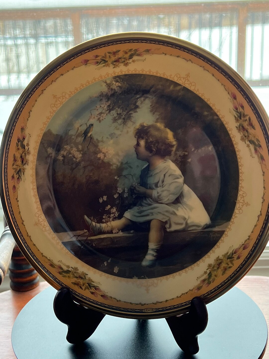 Vintage Lenox Afternoon Recital Plate by Zula Kenyon the Bradford