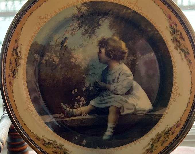 Vintage Lenox Afternoon Recital Plate by Zula Kenyon the Bradford Exchange Plate No. 633A Wall Hanging Home Decor Gift