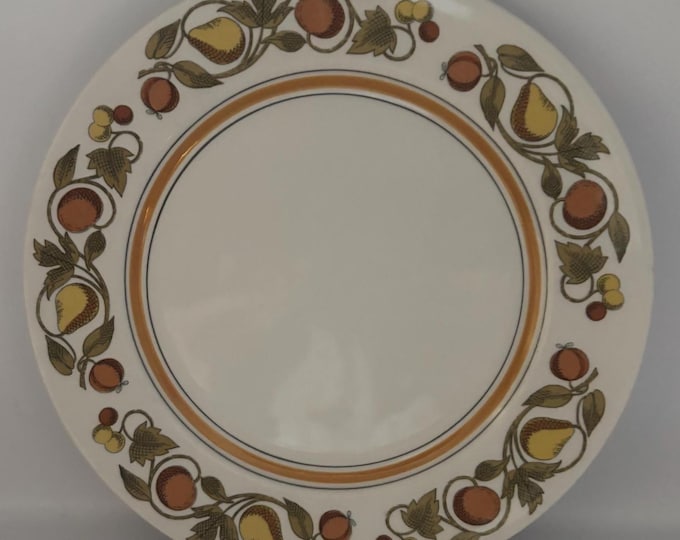 Franciscan Pickwick Salad Plates, Fruit Vine Border Design, Whitestone Ware Collection, Lover Antiques and Vintage