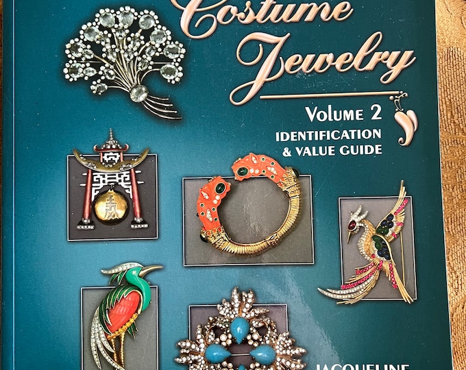 Classic American Costume Jewelry Volume 2 Identification & Value Guide Book, by Jacqueline Rehmann, Costume Jewelry Book, Lover Antiques