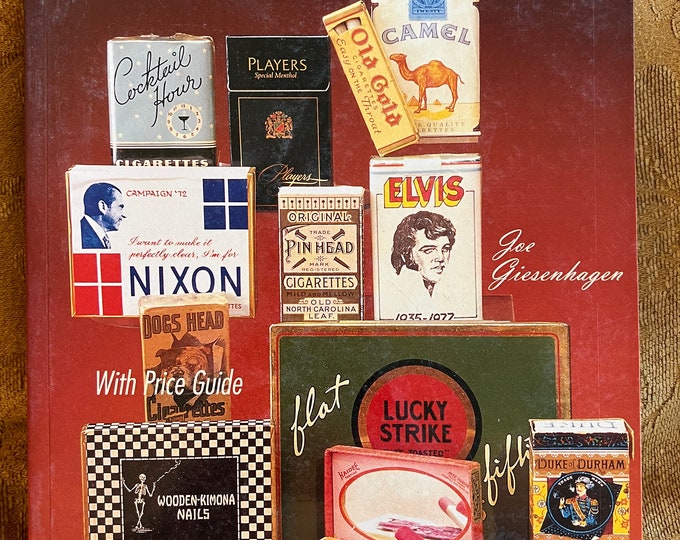 The Collector’s Guide to Vintage Cigarette Packs Book, by Joe Giesenhagen, Lover Antiques and Vintage
