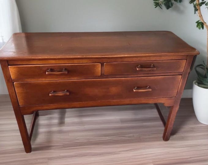 Cushman Colonial Creations Marlboro Buffet No. 5-175 Rustic Server Lover Antiques and Vintage