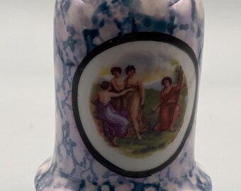 Antique Lusterware Vase Made in Germany 17, Circa Late 1800, Lover Antiques and Vintage