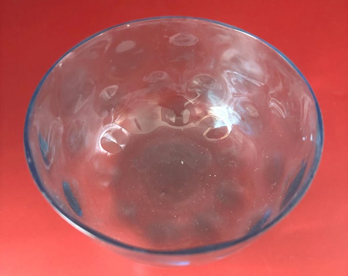 Vintage Kosta Boda Blue Glass Bowl Lover Antiques and Vintage