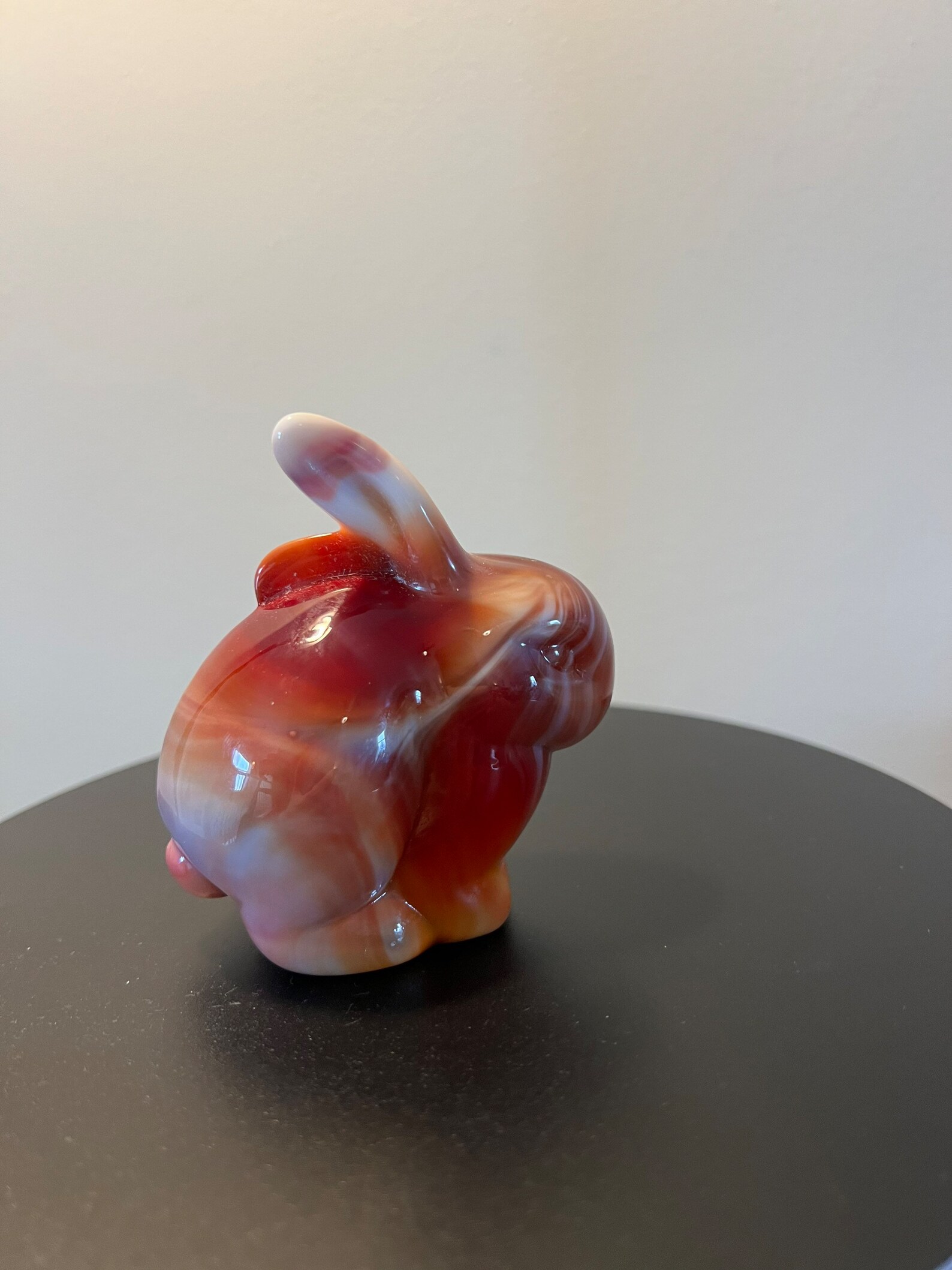 Vintage Fenton Ruby Red Slag Glass Rabbit Bunny Special Order for Levay ...