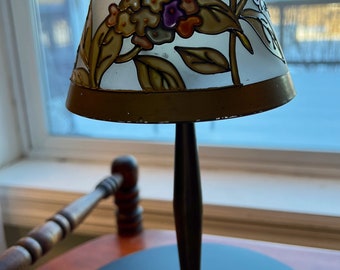 Vintage Laura Ashley Covered Candle Light or Tea Lamp