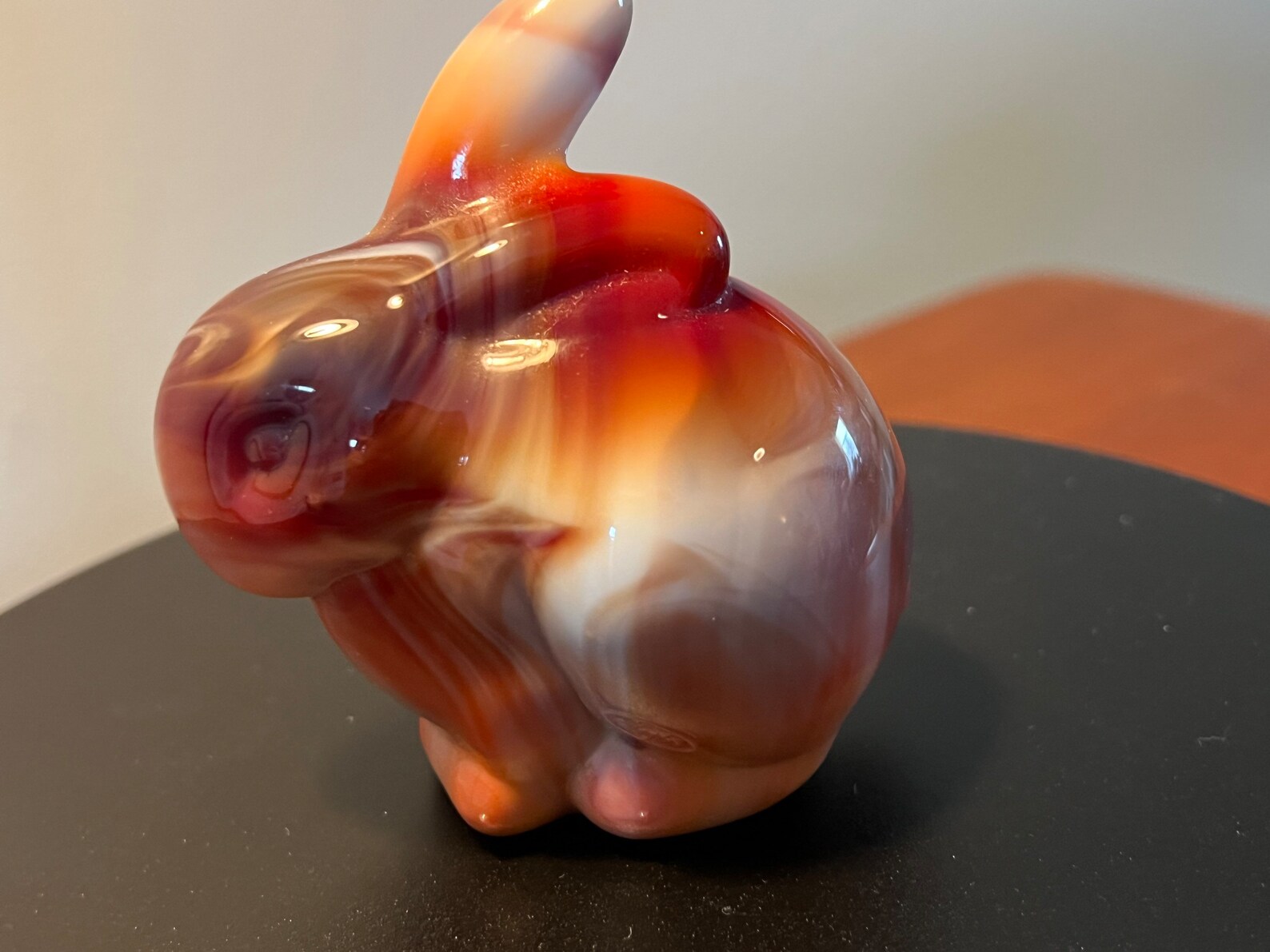 Vintage Fenton Ruby Red Slag Glass Rabbit Bunny Special Order for Levay ...