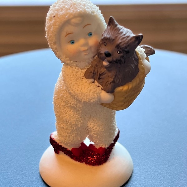 Dept. 56 Snow Babies "No Place Like Home" 2006 Wizard of Oz Toto, Retired Excellent collector piece, Lover Antiques and Vintage