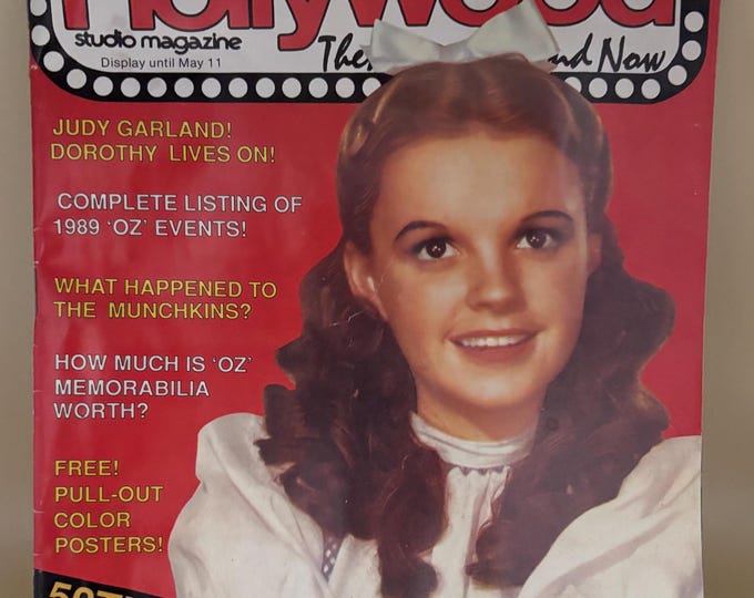 HOLLYWOOD Magazine Wizard of Oz 50th Anniversary Collectors Edition Magazine Lover Antiques and Vintage