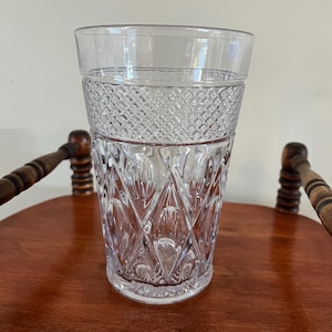 Vintage Imperial Cape Cod Flip Vase Crystal Cut Glass Art Lover Antiques and Vintage