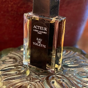 Acteur Azzaro Eau de Toilette Miniature Vintage Perfume, Spicy Floral Mini Perfume Bottle, Lover Antiques and Vintage