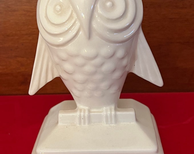 Vintage Mid Century Modern Owl by ER Phila of Czechoslovakia, MCM Owl Statue, Numbered 13267, Lover Antiques and Vintage