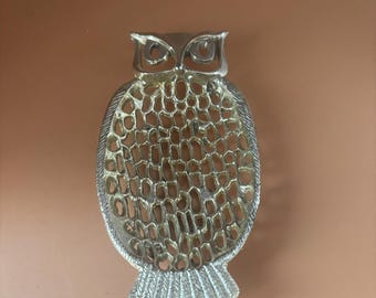 Gold Owl Trinket Dish, Lover Antiques and Vintage
