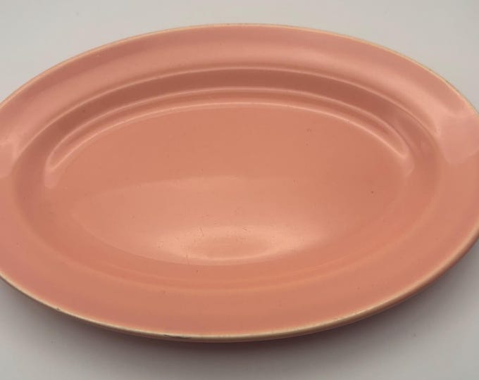 Knowles Oval Platter, Peach Plate, Lover Antiques Vintage