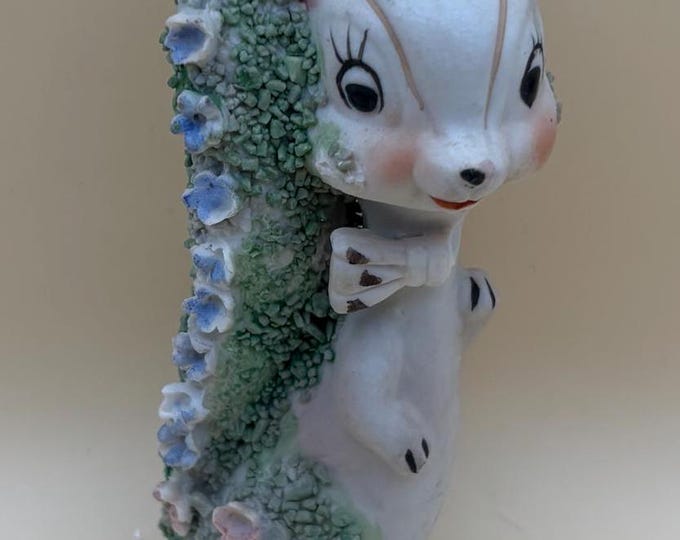 Vintage Lefton Anthropomorphic Squirrel Figurine Playful Fine China Animals in Nature Art Work Figurine Lover Antiques and Vintage