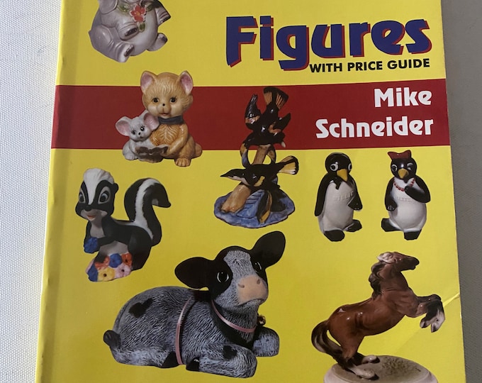 Animal Figures with Price Guide Book, by Mike Schneider, Lover Antiques and Vintage
