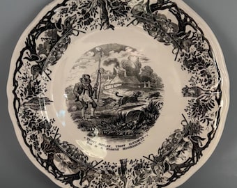 Antique Villeroy & Boch Porcelain Plate Made in Germany Mettlach SAAR Number 3 Lover Antiques and Vintage