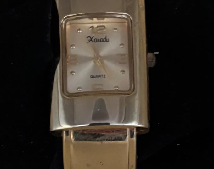 Vintage Xanadu Quartz Watch with Bangle Cuff Lover Antiques and Vintage