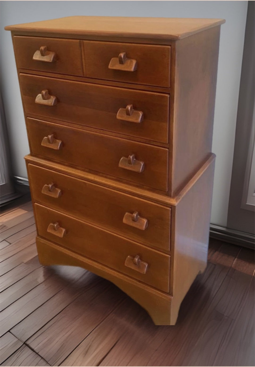 Priscilla Alden Chest-on-chest Dresser, Vintage Cushman Colonial 5