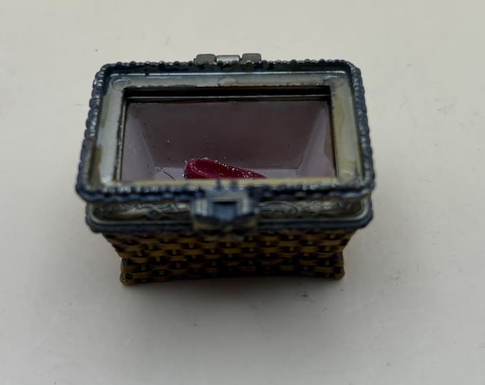 Vintage Dorothy's Red Ruby Slippers in a Trunk From The Wizard of Oz Lover Antiques and Vintage