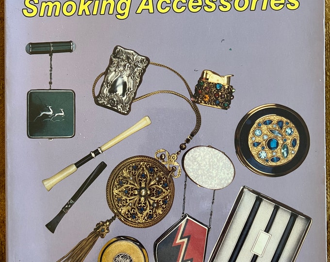 Compacts and Smoking Accessories Guide Book by Roseann Ettinger, Lover Antiques and Vintage