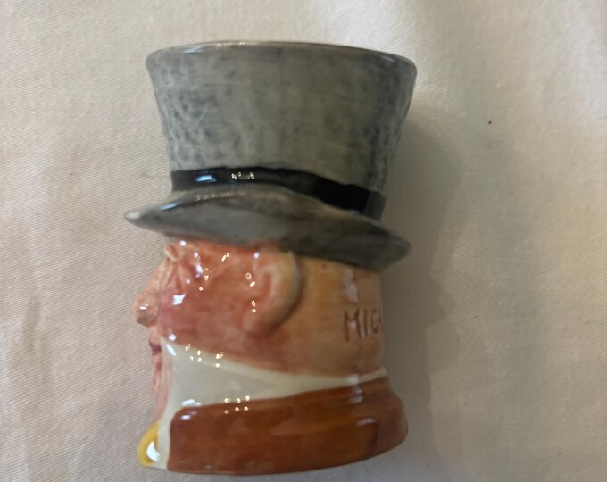 Vintage Mr. Micawber Lancaster & Sandland Mini Character Toby Mug Character from Dickens’ David Copperfield Lover Antiques and Vintage