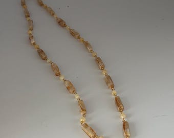 Vintage Citrine Necklace Necklace Lover Antiques and Vintage