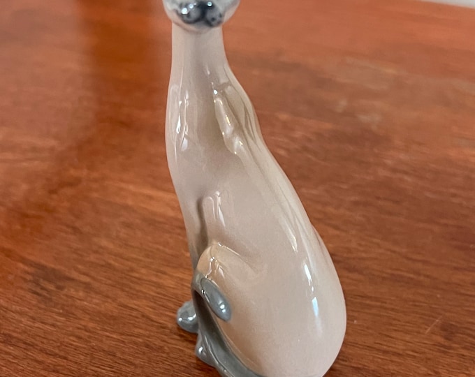 Vintage Siamese Cat Figurine, Valencia by Franklin Mint Cat Statue, Curio Cats Collection, Lover Antiques and Vintage