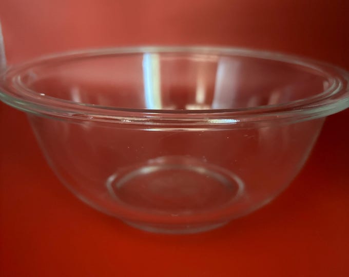 Vintage Glass Mixing Bowl Deep Dish Lover Antiques and Vintage
