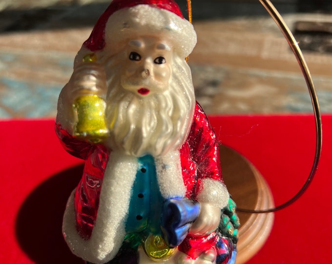 Vintage Santa Claus Ornament, Santa Christmas Ornaments, Old St. Nicholas St. Nick, Lover Antiques and Vintage