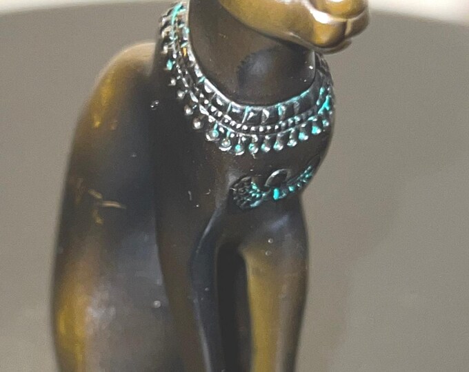 Vintage Black Siamese Cat Regal House of Faberge by the Franklin Mint, Cats of all kinds, iron Cats Kitten, Lover Antiques and Vintage