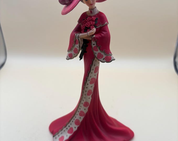 Vintage Thomas Kinkade A Show of Support from the Thomas Kinked Passion For Red Collection Doll No. 1138A Lover Antiques and Vintage