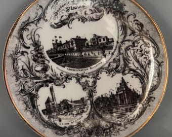 Vintage Victoria Carlsbad Austria Porcelain Plate Lover Antiques and Vintage