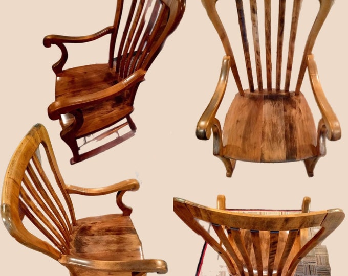 Vintage Maple Rocking Chair Rocker Cool Furniture from Lover Antiques