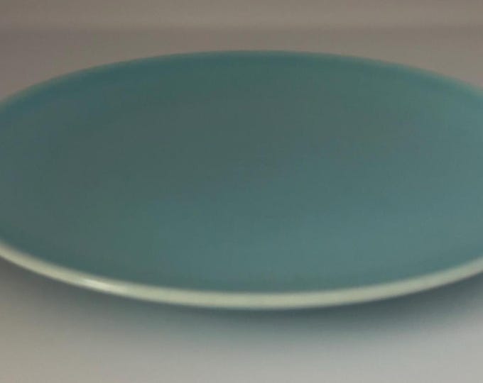 Vintage Ballerina British Blue Bread Plate, Made in the USA, Lover Antiques and Vintage