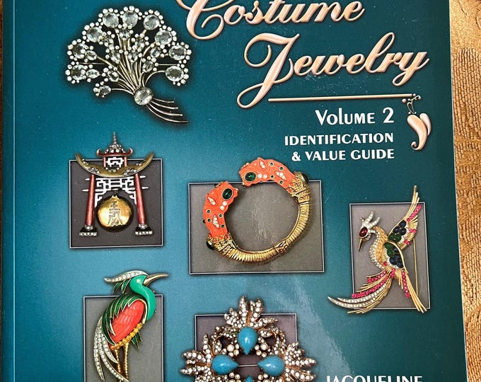 Classic American Costume Jewelry Volume 2 Identification & Value Guide Book, by Jacqueline Rehmann, Costume Jewelry Book, Lover Antiques